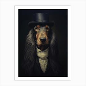 Gangster Dog Afghan Hound 3 Art Print