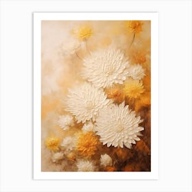 Chrysanthemums 7 Art Print