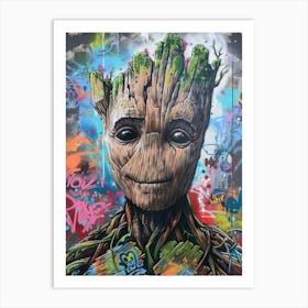 Groot Abstract Art Print