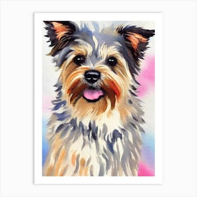 Cairn Terrier Watercolour Dog Art Print