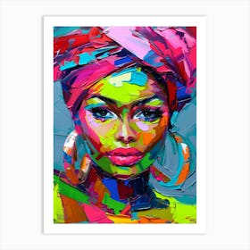 Afro-American Woman 46 Art Print