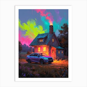 House In The Sky Art Print