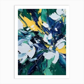 Abstract Flower Painting Art Print