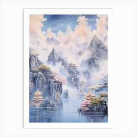 Chinese Landscape Art Print