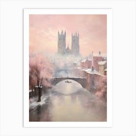 Dreamy Winter Painting York United Kingdom 1 Art Print