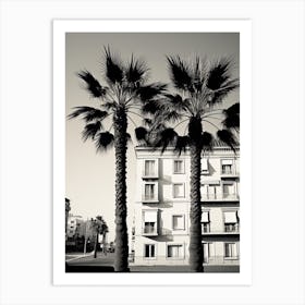 Nice, France, Photography In Black And White 2 Art Print