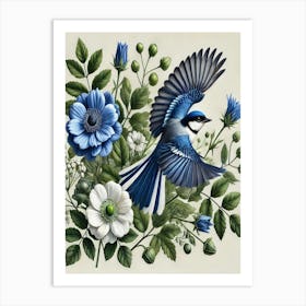 Blue Jay 1 Art Print