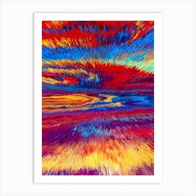 Acrylic Extruded Painting 604 Art Print