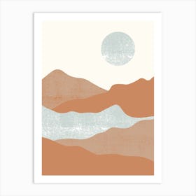 Desert Landscape 6 Art Print