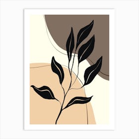 Abstract Leaf 4 Art Print