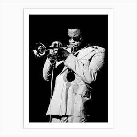 Freddie Hubbard Line Art Illustration Art Print