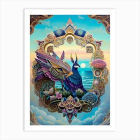 Peacock Art Print