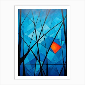 Geometric Abstraction Illustration 9 Art Print