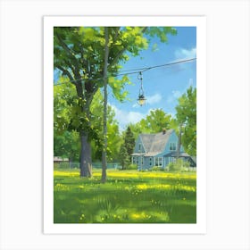 House In The Countryside 6 Art Print