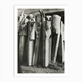 Totems, Old Shipyard, Rye (1932), Paul Nash Art Print