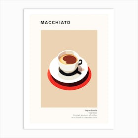 Macchiato Coffee Art Print