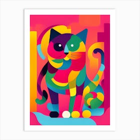 Cat Art Art Print