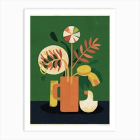 Flowers In A Vase 28 Art Print