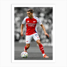 Leandro Trossard Of Arsenal Art Print