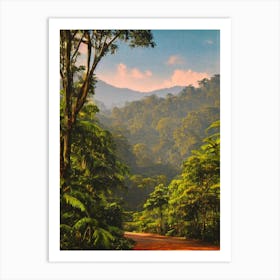 Taman Negara National Park 2 Malaysia Vintage Poster Art Print