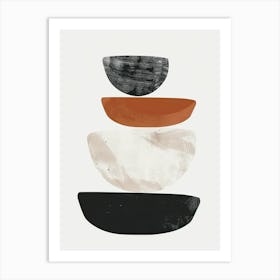 Yerevan Stone Park Bauhaus Minimalist Art Print