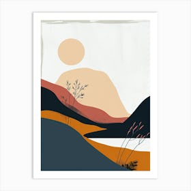 Landscape , Hygge Art Print