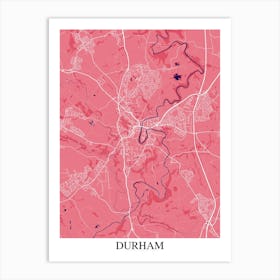 Durham Pink Purple Art Print