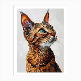 Egyptian Mau Cat Painting 1 Art Print