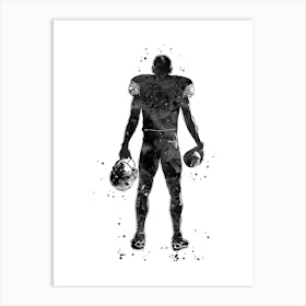 American Football Player 3 Art Print