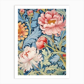 William Morris Peonies 1 Art Print