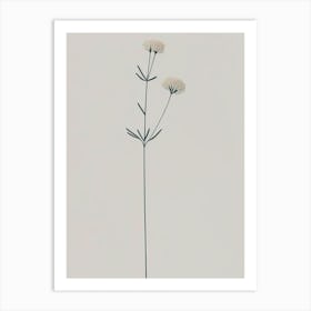 Prairie Clover Wildflower Simplicity Art Print
