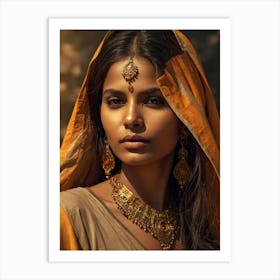 Indian Woman 2 Art Print