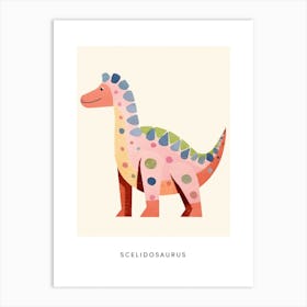 Nursery Dinosaur Art Scelidosaurus 2 Poster Art Print