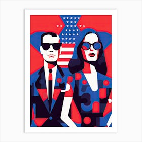 US Agents, Pop Art Art Print