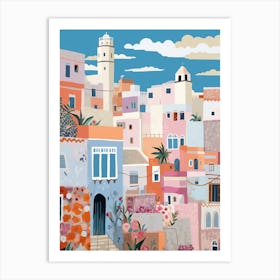 Tangier Morocco 2 Illustration Art Print