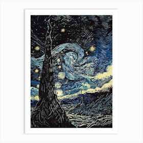 Starry Night 8 Art Print