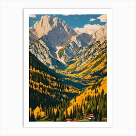 Durmitor National Park Montenegro 2 Vintage Poster Art Print