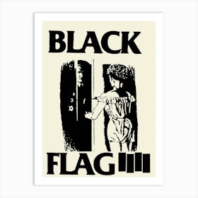 Black Flag band music 2 Art Print