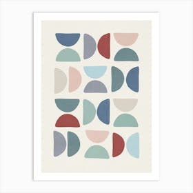 Geometric Shapes 20 2 Art Print