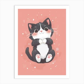 Kawaii Cat 6 Art Print