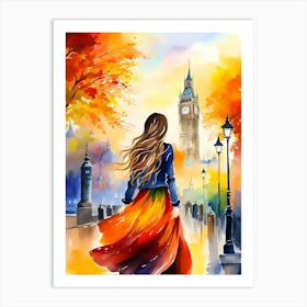 Autumn In London Art Print