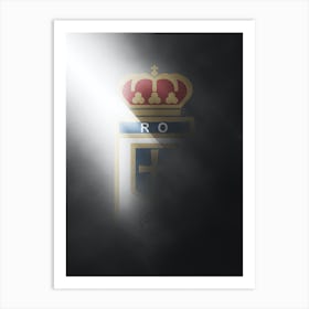 Real Oviedo Spain Football Poster Art Print