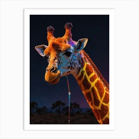 Giraffe 93 Art Print