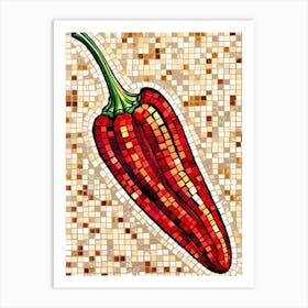 Red Chili Pepper 3 Art Print