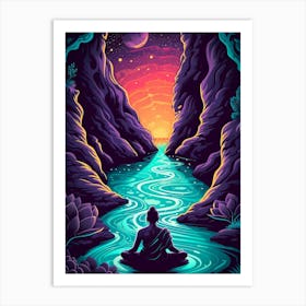 Buddha Meditation 2 Art Print