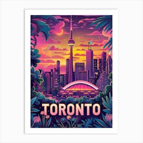 Toronto Skyline 2 Art Print