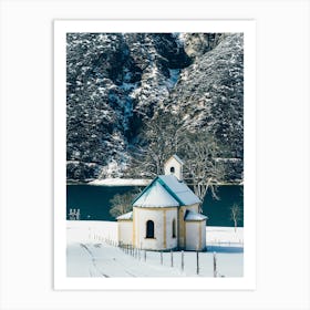 Achensee Austria In Winter Art Print
