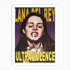 Lana Del Rey Poster Vintage Tin Metal Sign,Wall Plaque Art Decor Art Print