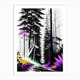 Forest Path 19 Art Print