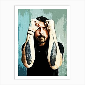 Dave Grohl Foo Fighters 7 Art Print